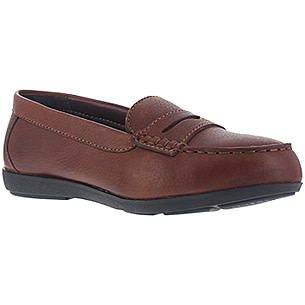 Rockport Womens TopShore Steel Toe Penny Loafer Shoes | Free Shipping over  $49!