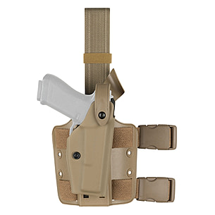 Safariland 6004 SLS Tactical Holster - STX FDE Brown, Left Hand