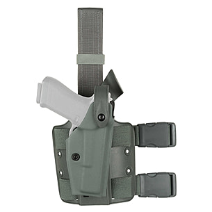 Safariland 6378 ALS Concealment Paddle Holster - For Kimber/S&W 1911 With Light Rail (Left Hand, STX Black) - View #11