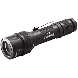 SureFire V2 Vampire Flashlight Dual-Output White / IR LED, Black