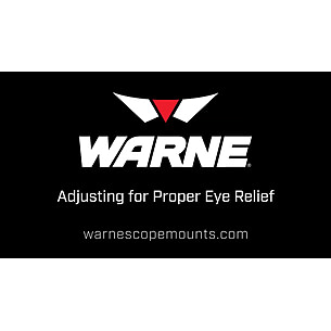 Warne Medium Scope Rings w/Matte Finish 1TM