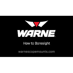 Warne Medium Scope Rings w/Matte Finish 1TM