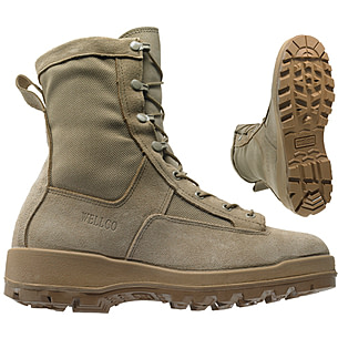 WELLCO Gore-Tex Military Combat Boots Men’s 4R (Women’s 5.5–6) W/Removable Liner NEW Belleville Wellco Bates ICB Military Waterproof Black  main image 2