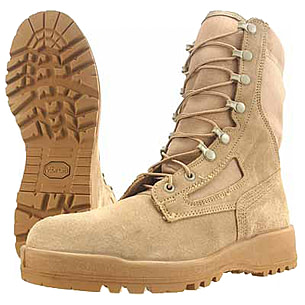 Wellco Tan Hot Weather Combat Boots T160 Series |