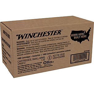 Winchester USA 5.56x45mm NATO 55 grain Ball (M193) Full Metal Jacket Brass Centerfire Rifle Ammunition