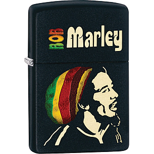 Zippo Bob Marley - Accendino A Benzina Regular, Antivento, Made In USA - Cromo Satinato - Con Garanzia A Vita - 3
