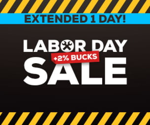 Extended 1 Day! 13% OFF + 2% Bucks