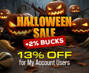 13% OFF for My Account Users
