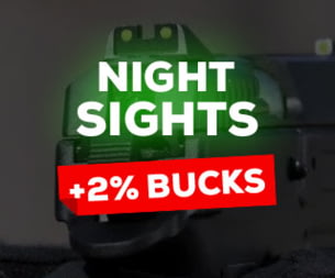 14% Off Night Sights + 2% Bucks