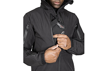 Image of 221B Tactical Tradecraft Jacket 2.0 - Level IIIA - Back Panel Only, Small, Black, TRDJKT20BPO-S-BLK