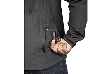 Image of 221B Tactical Tradecraft Jacket 2.0 - Level IIIA - Back Panel Only, Small, Black, TRDJKT20BPO-S-BLK