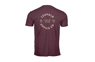 Image of Leupold Skilled Craftsmen T-Shirts - Men's, Maroon, Large, 184127