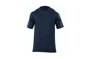 Image of 5.11 Tactical Station Wear Short Sleeve T-Shirt - Men's, Fire Navy, M, 40050-720-M