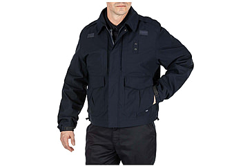 Image of 5.11 Tactical 4-In-1 Patrol Jacket 2.0 - Mens, Dark Navy, L, 48359ABR-724-L-R