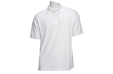 Image of 5.11 Tactical Tactical Short Sleeve Polo - Men's, White, 2XL, 71182-010-2XL