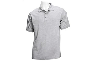 Image of 5.11 Tactical Tactical Short Sleeve Polo - Men's, Heather Grey, XL, 71182-016-XL