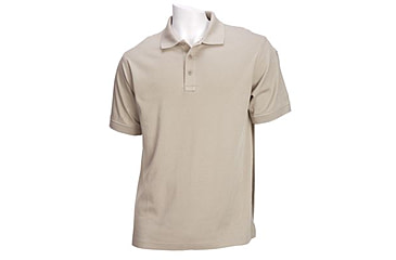 Image of 5.11 Tactical Tactical Short Sleeve Polo - Men's, Silver Tan, L, 71182-160-L