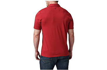 Image of 5.11 Tactical Archer Short Sleeve Polo - Mens, Cordovan Red, Large, 41241-520-L