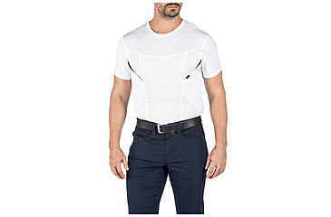 Image of 5.11 Tactical CAMS S/S Baselayer - Mens, White, L, 41222ABR-010-L