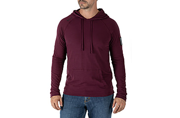 Image of 5.11 Tactical Cruiser Performance Long Sleeve Hoodie - Mens, Fig, Small, 72139-560-S