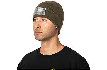 Image of 5.11 Tactical Cuffed Flag Bearer Beanie - Unisex, Ranger Green, 1 SZ, 89162-186-1 SZ
