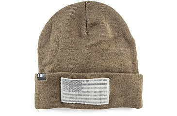 Image of 5.11 Tactical Cuffed Flag Bearer Beanie - Unisex, Ranger Green, 1 SZ, 89162-186-1 SZ