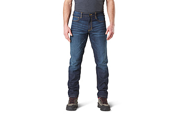 Image of 5.11 Tactical Defender-Flex Slim Jean - Mens, Dark Wash Indigo, 34-30, 74465ABR-649-34-30