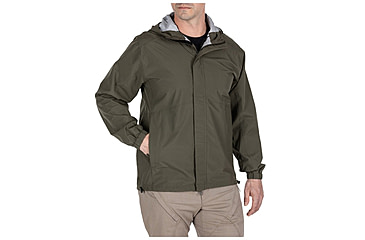 Image of 5.11 Tactical Duty Rain Shell Jacket - Mens, Ranger Green, XL, 48353ABR-186-XL