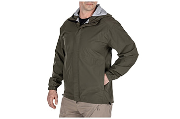 Image of 5.11 Tactical Duty Rain Shell Jacket - Mens, Ranger Green, XL, 48353ABR-186-XL