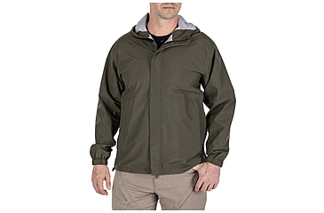 Image of 5.11 Tactical Duty Rain Shell Jacket - Mens, Ranger Green, XL, 48353ABR-186-XL