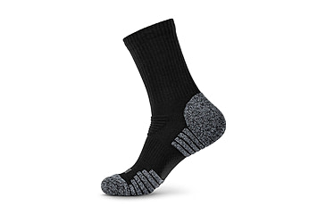 Image of 5.11 Tactical Duty Ready Ultra Crew Socks - Mens, 2 Pack, Black, M, 5-10046019M