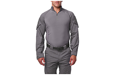 Image of 5.11 Tactical Flex-Tac TDU Rapid Long Sleeve Shirt - Men's, Storm, Regular, 4XL, 72565-092-4XL-R