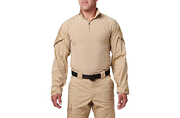 Image of 5.11 Tactical Flex-Tac TDU Rapid Long Sleeve Shirt - Men's, TDU Khaki, Regular, 4XL, 72565-162-4XL-R