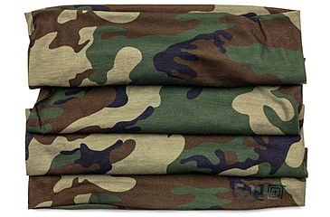 Image of 5.11 Tactical Halo Neck Gaiter - Unisex, Woodland Camo, Woodland Cam, 1 SZ, 89471-938-1 SZ