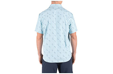 Image of 5.11 Tactical Life's a Breach Short Sleeve Shirt - Mens, Glacier Blue, Small 71385-680-S