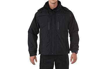 Image of 5.11 Tactical Valiant Duty Jacket - Mens, Black, LT, 48153TABR-019-L-T