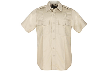 Image of 5.11 Tactical PDU Short Sleeve Twill Class A Shirt - Men's, Silver Tan, MR, 71183-160-M-R