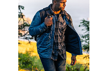 Image of 5.11 Tactical Peninsula Insulator Shirt Jacket, Ensign Blue Heather - 72123-790-S