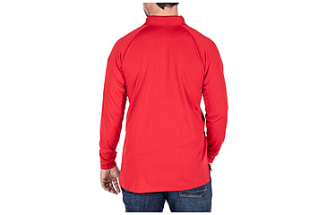 Image of 5.11 Tactical Performance Long Sleeve Polo - Men's, Extra Large, Regular, Range Red, 72049-477-XL