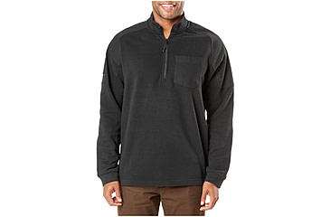 Image of 5.11 Tactical Radar Fleece 1/2 Zip, Black - 72102-019-S