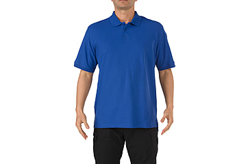 Image of 5.11 Tactical Short Sleeve Utility Polo Shirt - Men's, Academy Blue, 2XL, 41180-692-2XL