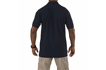 Image of 5.11 Tactical Short Sleeve Utility Polo Shirt, Dark Navy, Size L 41180-724-L
