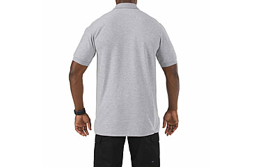 Image of 5.11 Tactical UTILITY S/S POLO - Men's, Heather Grey, 3XL, 41180-016-3XL