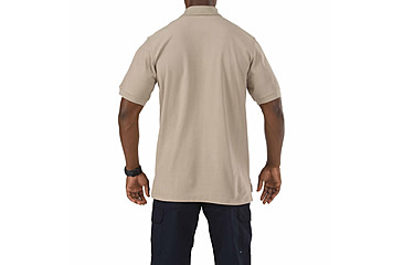Image of 5.11 Tactical Short Sleeve Utility Polo Shirt - Silver Tan, Size  L 41180-160-L