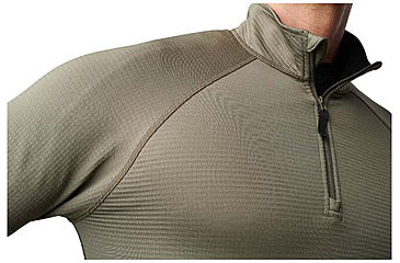 Image of 5.11 Tactical Stratos 1/4 Zip Shirt - Mens, Ranger Green, M, 72235-186-M