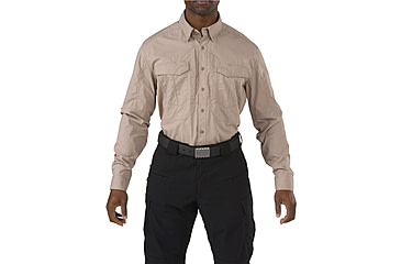 Image of 5.11 Tactical Stryke Long Sleeve Shirt, Khaki, Abr, 72399ABR-055-L