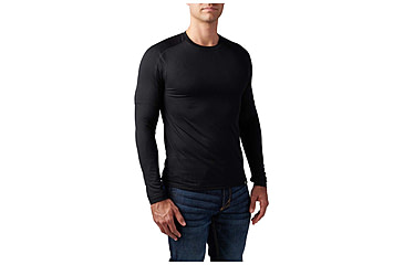 Image of 5.11 Tactical Tropos Basealyer L/S Top - Mens, Black, 2XL, 40183-019-2XL