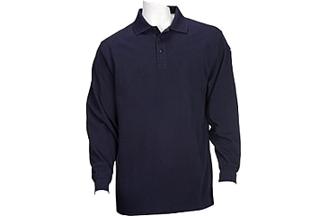 Image of 5.11 Tactical Utility Long Sleeve Polo - Men's, Dark Navy, S, 72057-724-S