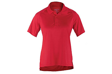 Image of 5.11 Tactical Performance Short Sleeve Polo Shirt - Women's, Range Red, XL, 61165-477-XL