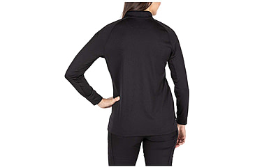 Image of 5.11 Tactical Performance Long Sleeve Polo - Womens, Black, Large, 62408-019-L